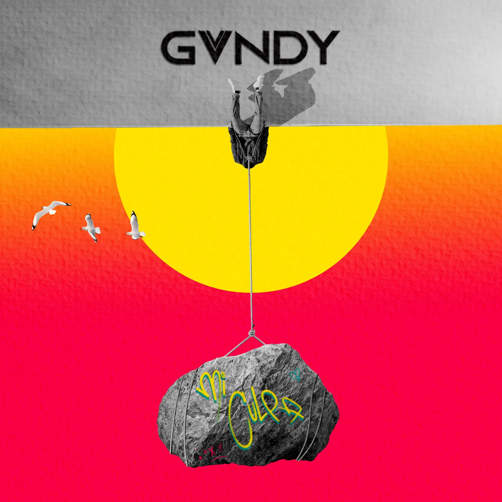 Cover art 'Mi Culpa' — GVNDY — dirigido por CsarSlim