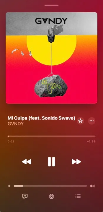 Mi Culpa — GVNDY — En Apple Music